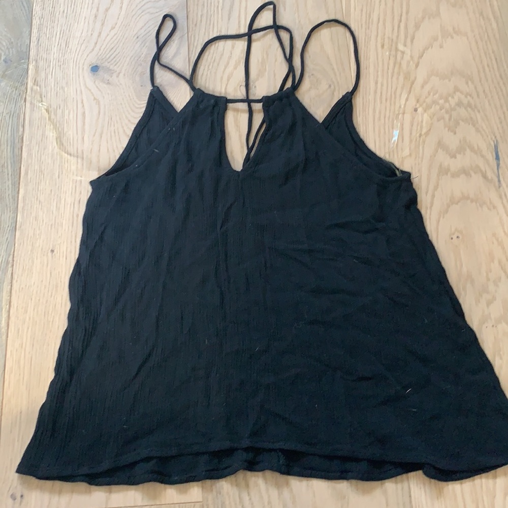 black tank top
